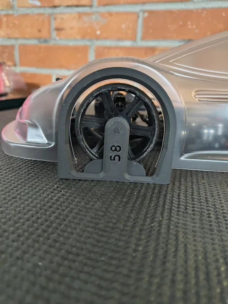 Dưỡng Vòm Bánh (Wheel Arch) 58mm cho Touring Car Dùng Foam Tire - Image 4