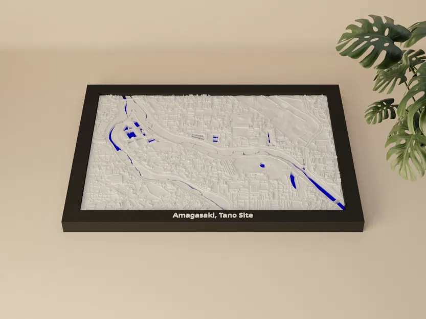Amagasaki, Tano Site, Nhật Bản - Mô hình thu nhỏ 3D - Image 4