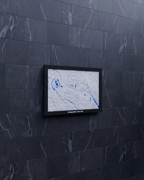 Amagasaki, Tano Site, Nhật Bản - Mô hình thu nhỏ 3D - Image 5