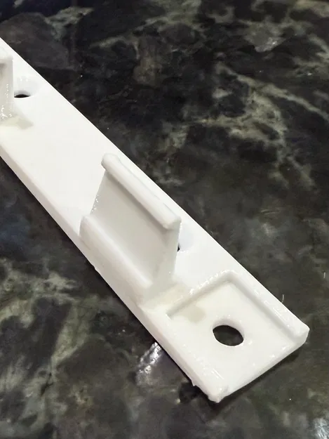 Ngàm gắn LED strip 10mm dạng nghiêng (10mm LED Angled Light Strip Mount) - Image 2