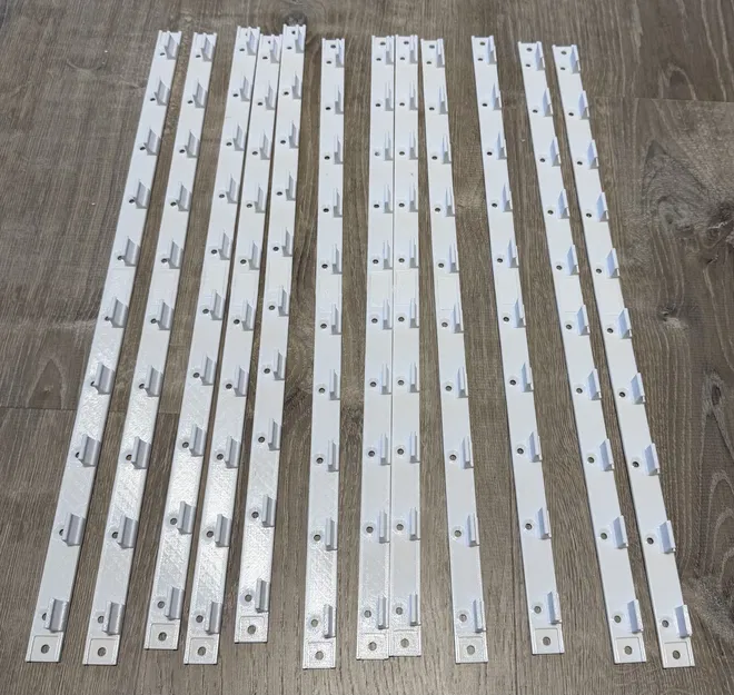 Ngàm gắn LED strip 10mm dạng nghiêng (10mm LED Angled Light Strip Mount) - Image 3