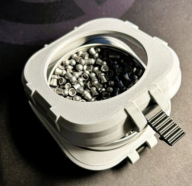 Hộp bảo vệ bền chắc cho lon pellet súng hơi (airgun) 500 viên - Image 2