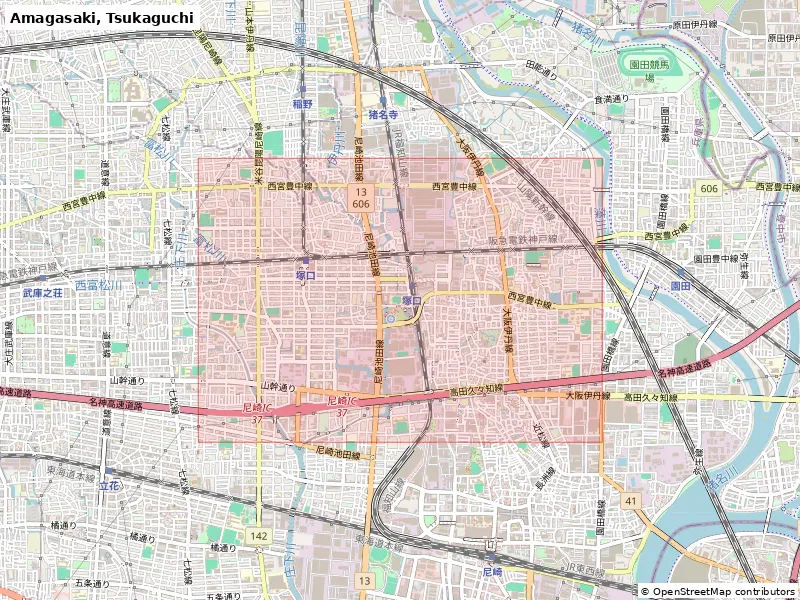 Amagasaki, Tsukaguchi, Nhật Bản - Mô hình thu nhỏ 3D - Image 8