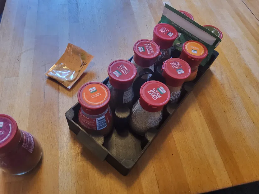 Kệ gia vị cho hũ tròn 46mm & 56mm và hũ vuông 62mm - Image 1