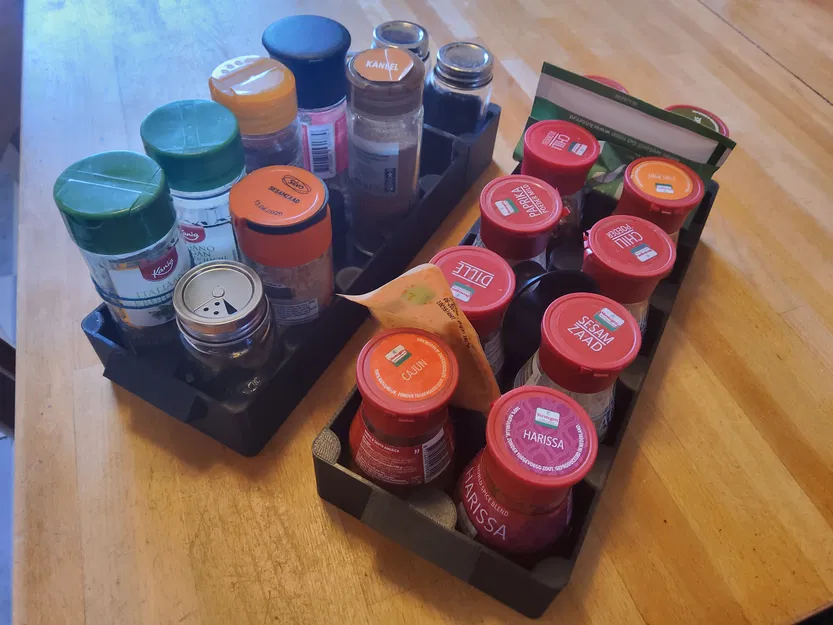 Kệ gia vị cho hũ tròn 46mm & 56mm và hũ vuông 62mm - Image 2