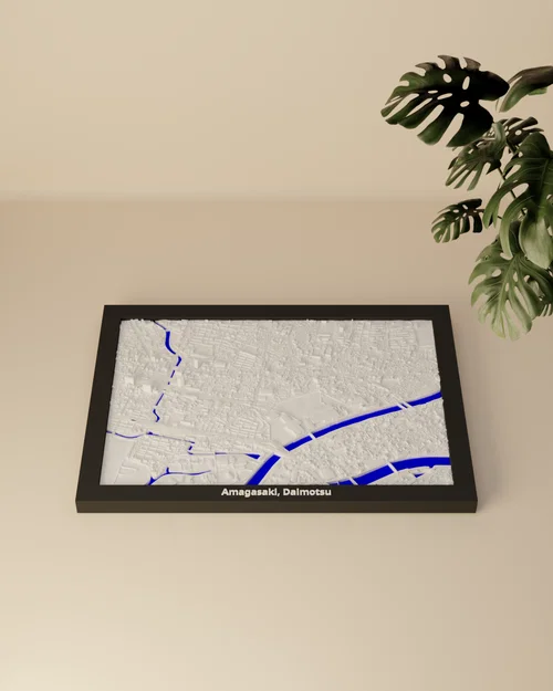 Amagasaki, Daimotsu, Nhật Bản - Mô hình thu nhỏ 3D - Image 2