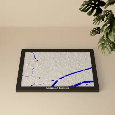 Amagasaki, Daimotsu, Nhật Bản - Mô hình thu nhỏ 3D