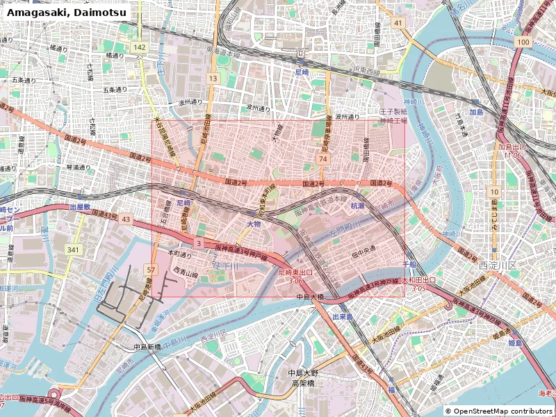 Amagasaki, Daimotsu, Nhật Bản - Mô hình thu nhỏ 3D - Image 8