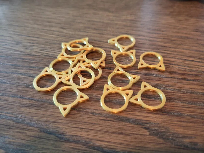 Kitty stitch marker – marker mũi mèo dễ thương - Image 1