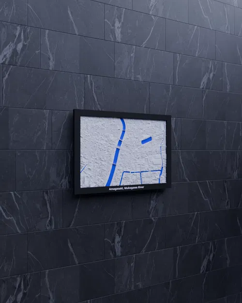 Amagasaki, sông Mukogawa, Nhật Bản - Mô hình thu nhỏ 3D - Image 5