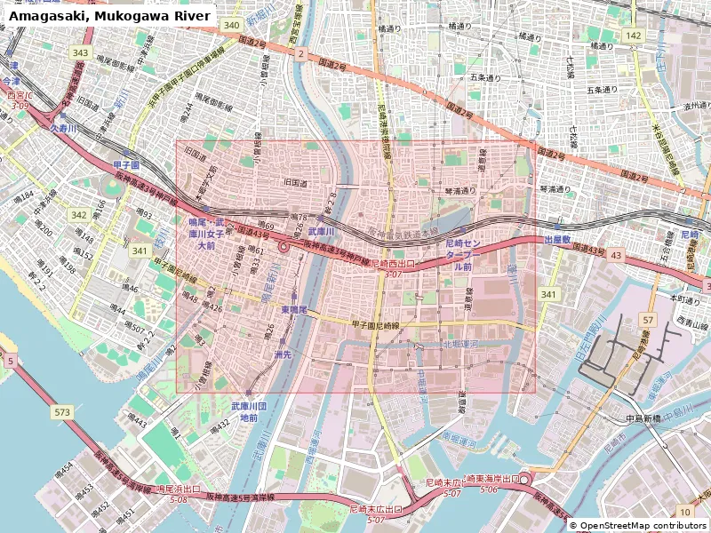 Amagasaki, sông Mukogawa, Nhật Bản - Mô hình thu nhỏ 3D - Image 8