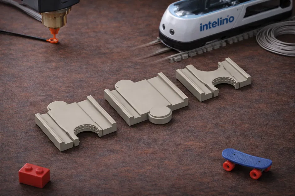 Đường ray tàu Intelino (Intelino train tracks) dạng mô-đun - Image 3