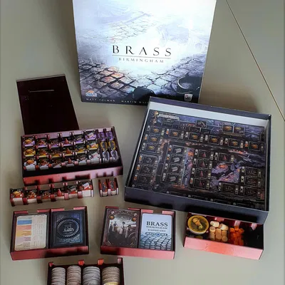 Brass Birmingham - Board Game Inserts (Bộ Organizer/Insert cho hộp game)