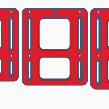 Ngàm gắn PSU MeanWell UHP-500-XX cho Voron 2.4 lên DIN Rail