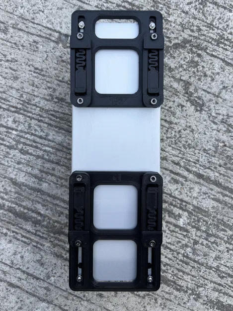 Ngàm gắn PSU MeanWell UHP-500-XX cho Voron 2.4 lên DIN Rail - Image 4