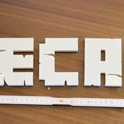 Logo Minecraft cỡ lớn treo tường (75 x 10 x 1,5 cm)