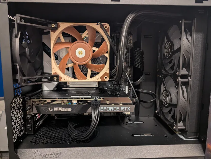 Bracket gắn quạt VRM 120mm (120mm VRM Fan Bracket) - Image 2