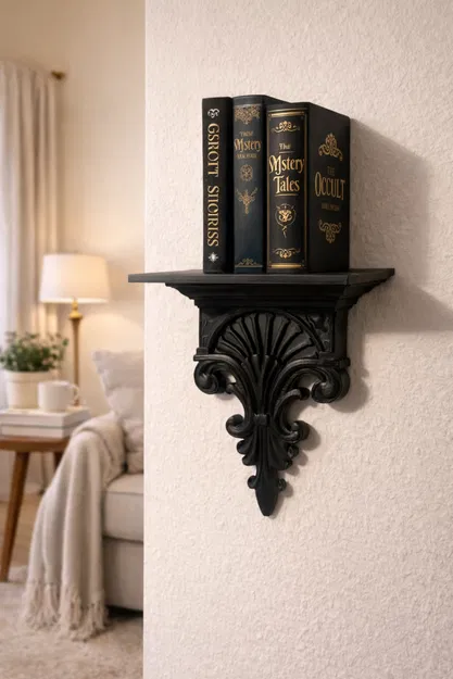 Thiết kế kệ sách Gothic Victorian - Image 1