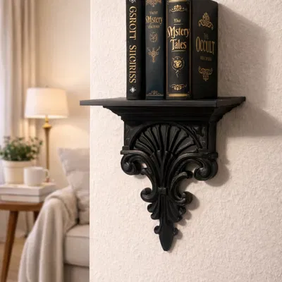 Thiết kế kệ sách Gothic Victorian