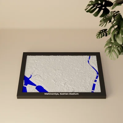 Nishinomiya, Koshien Stadium, Nhật Bản - Mô hình thu nhỏ 3D