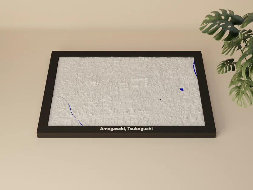 Amagasaki, Tsukaguchi, Nhật Bản - Mô hình thu nhỏ 3D - Image 2