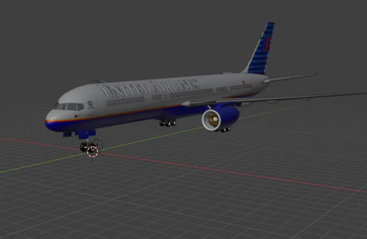 United Airlines – Máy bay Boeing 757 - Image 1