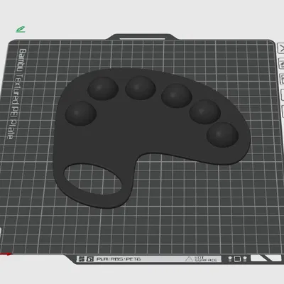 Bảng pha màu Watercolor - đơn giản, dễ in, chi phí thấp, gọn nhẹ