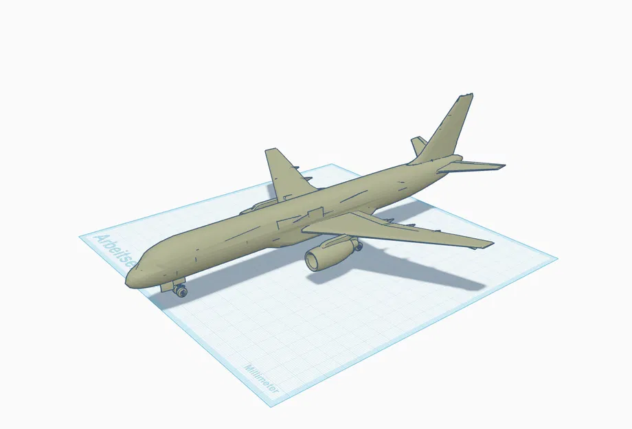 Mô hình máy bay United 757 tỉ lệ 1/200 (chỉnh sửa) - Image 1