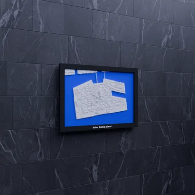 Kobe, Rokko Island, Nhật Bản - Mô hình 3D thu nhỏ