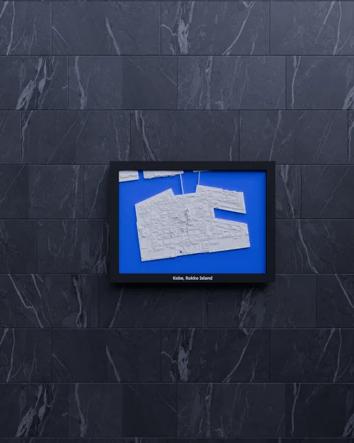 Kobe, Rokko Island, Nhật Bản - Mô hình 3D thu nhỏ - Image 5