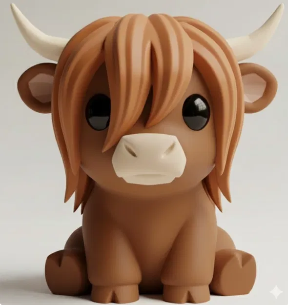 Bò Highland Cow dễ thương (cute Highland Cow) - Image 1