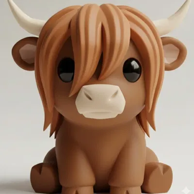 Bò Highland Cow dễ thương (cute Highland Cow)