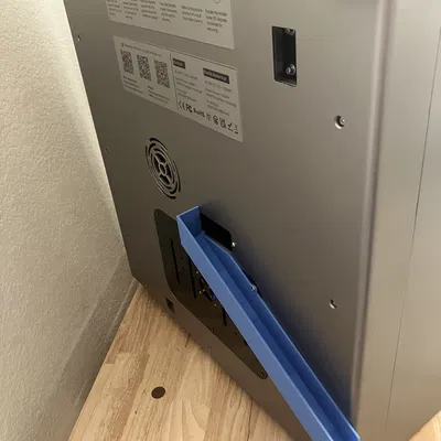 Hệ thống poop chute đơn giản cho Qidi Plus4