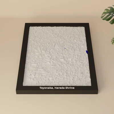 Toyonaka, Harada Shrine, Nhật Bản - Mô hình 3D thu nhỏ