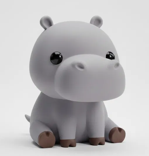 Hà mã dễ thương (Cute Hippo) - Image 1