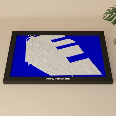 Kobe, Port Island, Nhật Bản - Mô hình thu nhỏ 3D