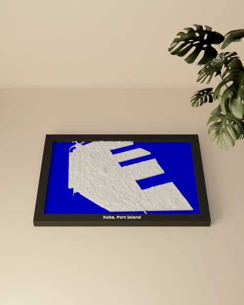 Kobe, Port Island, Nhật Bản - Mô hình thu nhỏ 3D - Image 3