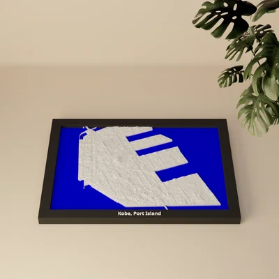 Kobe, Port Island, Nhật Bản - Mô hình thu nhỏ 3D