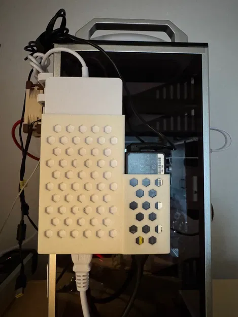 Giá đỡ minirack cho sạc Ubiquity 210W + sạc Lenovo M920 - Image 1