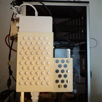 Giá đỡ minirack cho sạc Ubiquity 210W + sạc Lenovo M920