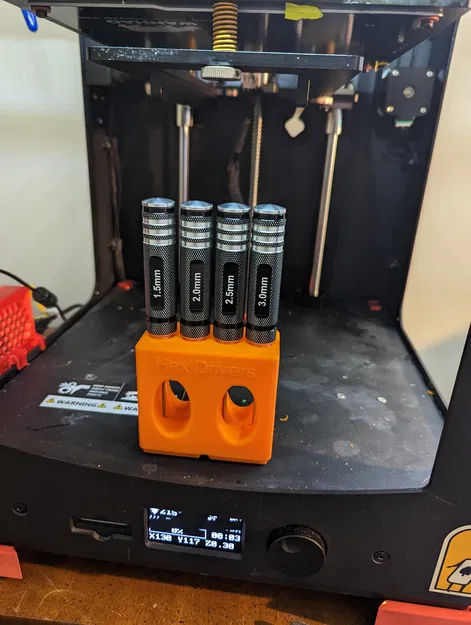 Giá đỡ hex driver Gridfinity 2x1 - Image 1