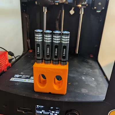 Giá đỡ hex driver Gridfinity 2x1