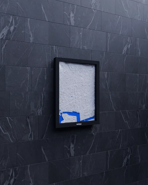 Ashiya, Nhật Bản - Mô hình thu nhỏ 3D - Image 4