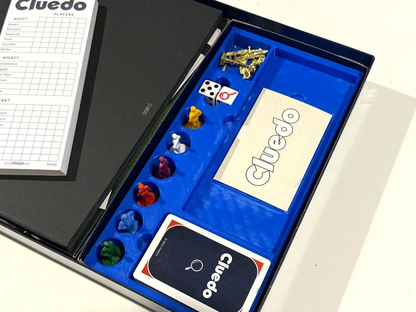Khay chia hộp Cluedo (Clue) – box insert sắp xếp phụ kiện - Image 2