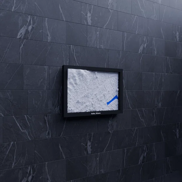 Kobe, Kitano, Nhật Bản - Mô hình thu nhỏ 3D địa hình - Image 7