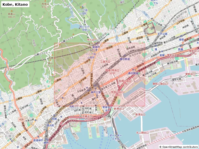 Kobe, Kitano, Nhật Bản - Mô hình thu nhỏ 3D địa hình - Image 8