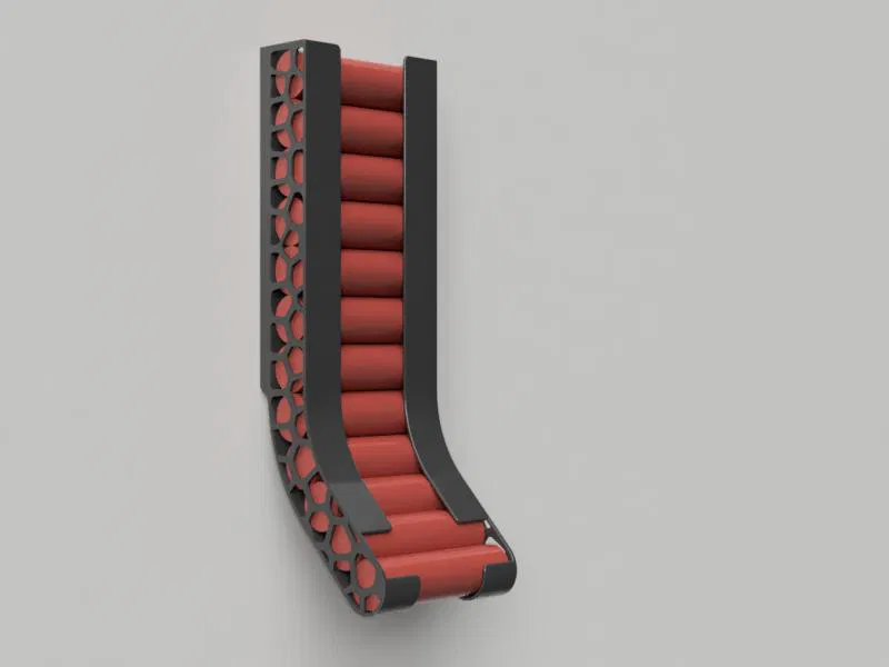 Khay treo tường nhả pin AA + AAA (Battery holder/dispenser) - Image 2