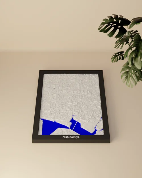 Nishinomiya, Japan - Mô hình thu nhỏ 3D - Image 1