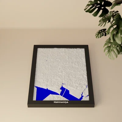 Nishinomiya, Japan - Mô hình thu nhỏ 3D