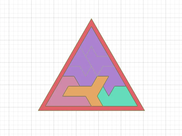 DIDATTICA GIOCANDO GT13 – Puzzle tam giác (Fusion360) - Image 1